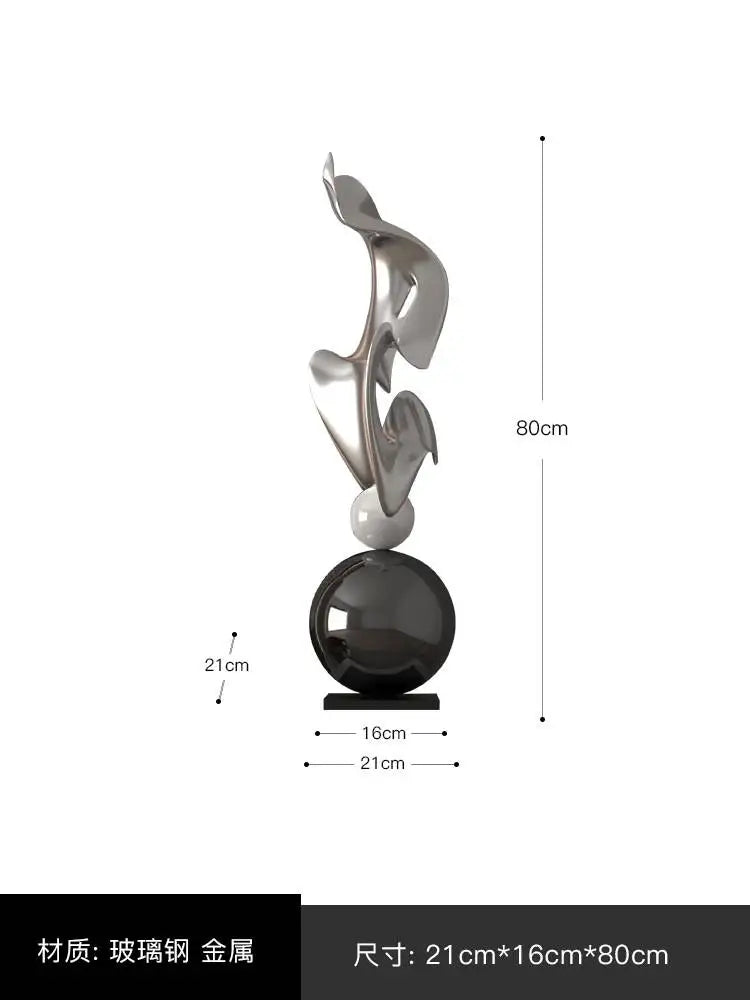Home Decor Abstract Art Sculpture Large Ornament Living Room