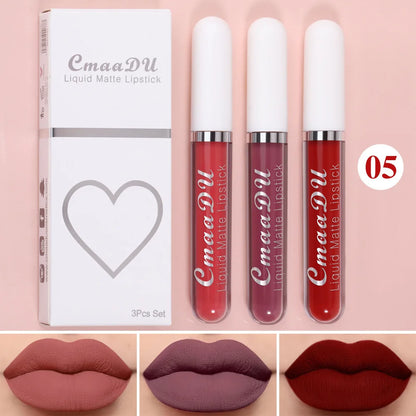 Sexy Long Lasting Velvet Matte Lip Gloss Liquid Lipstick Lip Makeup