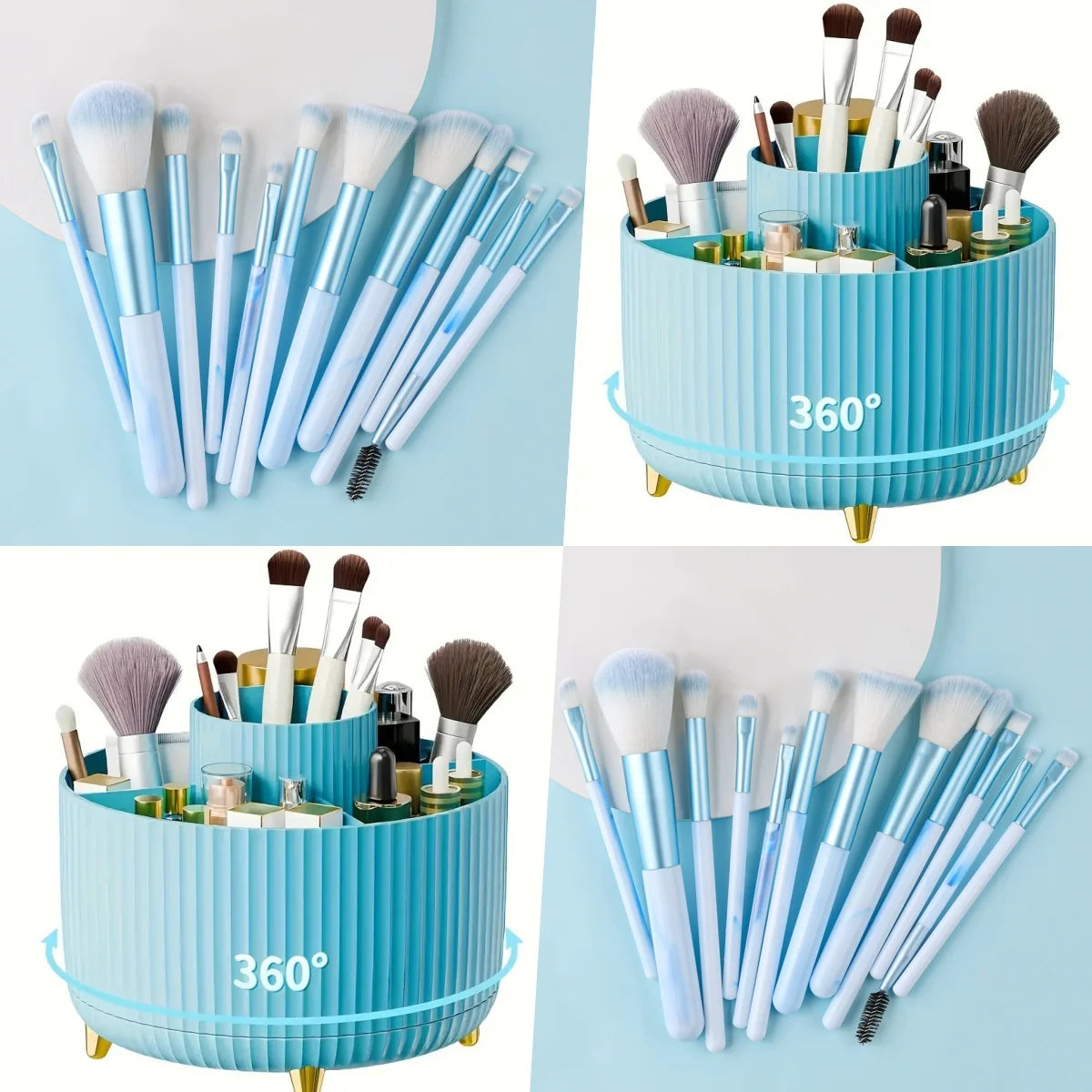 NEW 12PCS Makeup Brushes Set Soft Fluffy Eyeshadow Foundation Blush