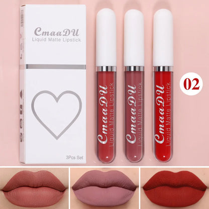 Sexy Long Lasting Velvet Matte Lip Gloss Liquid Lipstick Lip Makeup