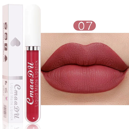 Sexy Long Lasting Velvet Matte Lip Gloss Liquid Lipstick Lip Makeup